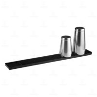 Counter Mat - Black Rubber - Line 204